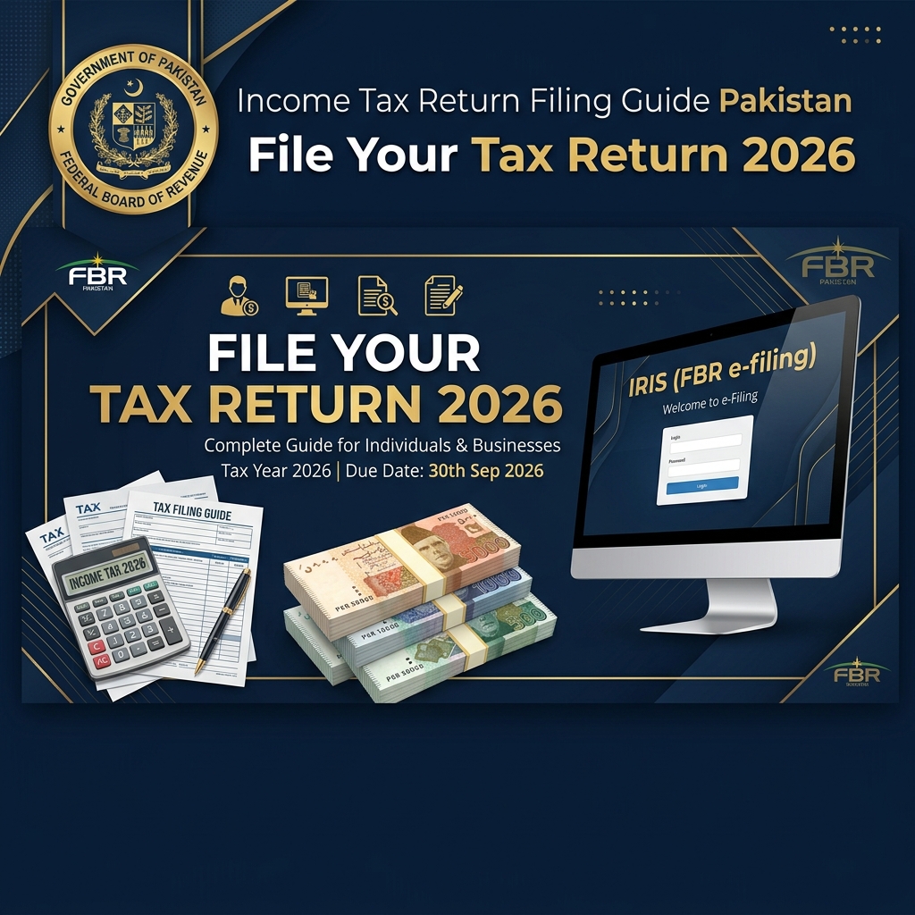 Income Tax Return Filing Pakistan 2026 — Step-by-Step FBR IRIS Guide
